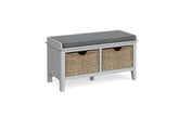 Stowe Bench W/Baskets